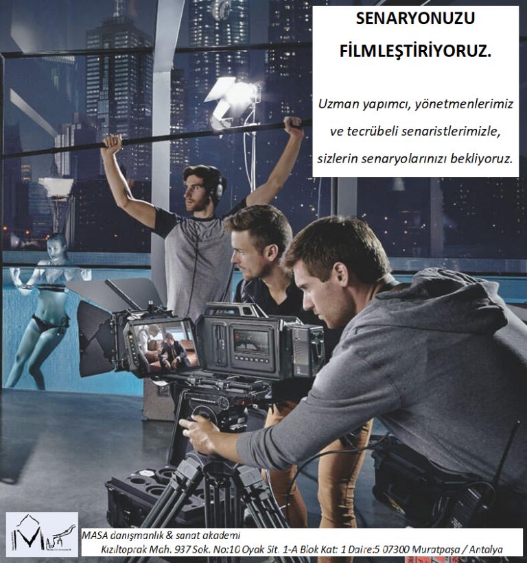 SENARYONUZU filmleştiriyoruz.