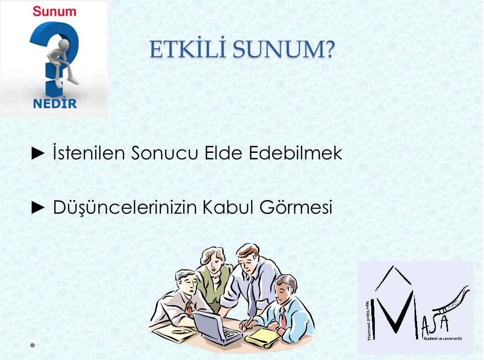 Senaryoda Sunum Dosyası