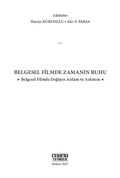 Belgesel Film Anlatısında Hikaye Anlatım